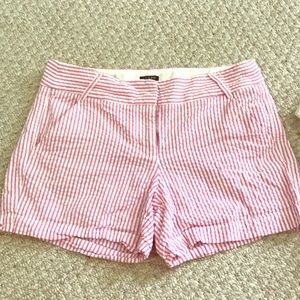 J Crew City Fit Striped Shorts